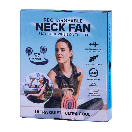 Sports Fan Hanging USB Charging Travel Creative Neck Tool Portable 3 Speeds.