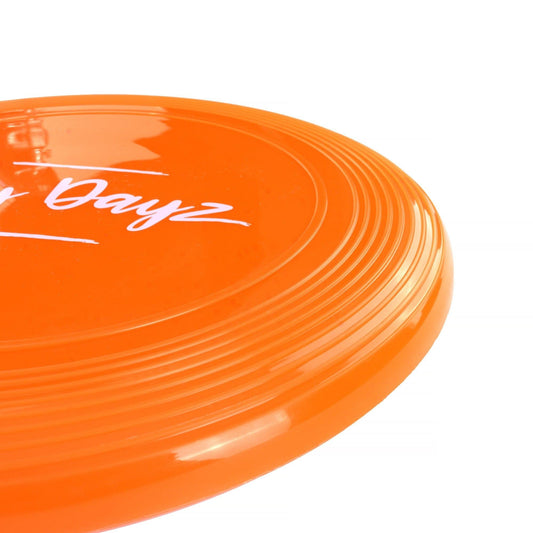 28cm Lazy Dayz Jumbo Neon Beach Frisbee - Orange.