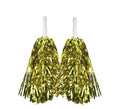 4 Sets/8pcs Metallic Team Girls' Cheerleading Dance Party Dress Pom Poms Pompoms - Green.