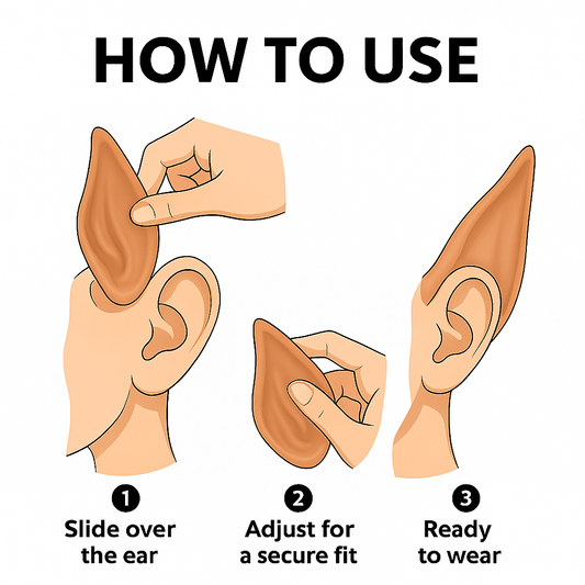Pointy Elf Ears â Soft Latex Cosplay Costume Accessory for Adults & Kids.