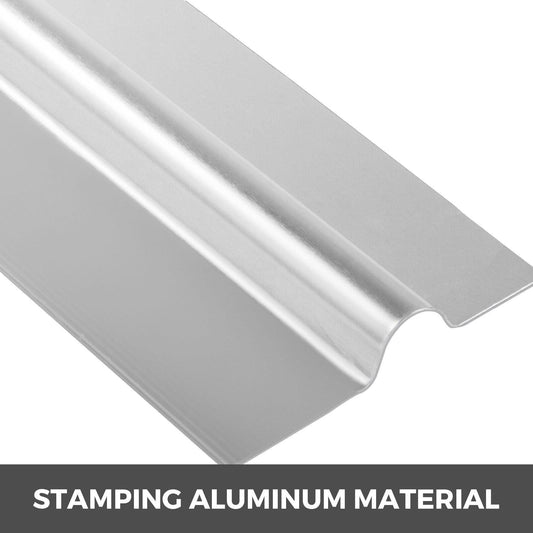 PEX Heat Transfer Plates, 200 pcs Box Radiant Heat Transfer Plates, 2ft Aluminum PEX Heat Transfer Plates, 1.27 cm Heat Transfer Plates Designed for PEX Tubing.