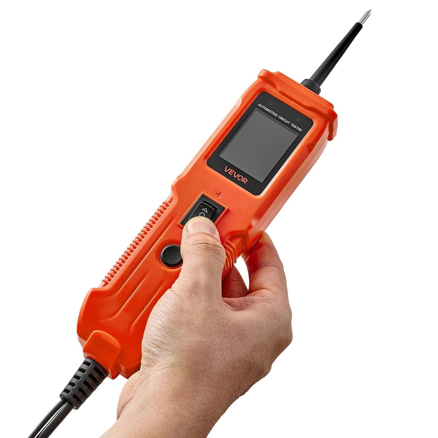 Automotive Circuit Tester, 8 - 35 DCV Power Circuit Probe Tester with TFT Color Display and Lighting, Automotive Power Tester Probe with 13 ft / 4 m Cable, ABS Shell Electrical Detector Finder.