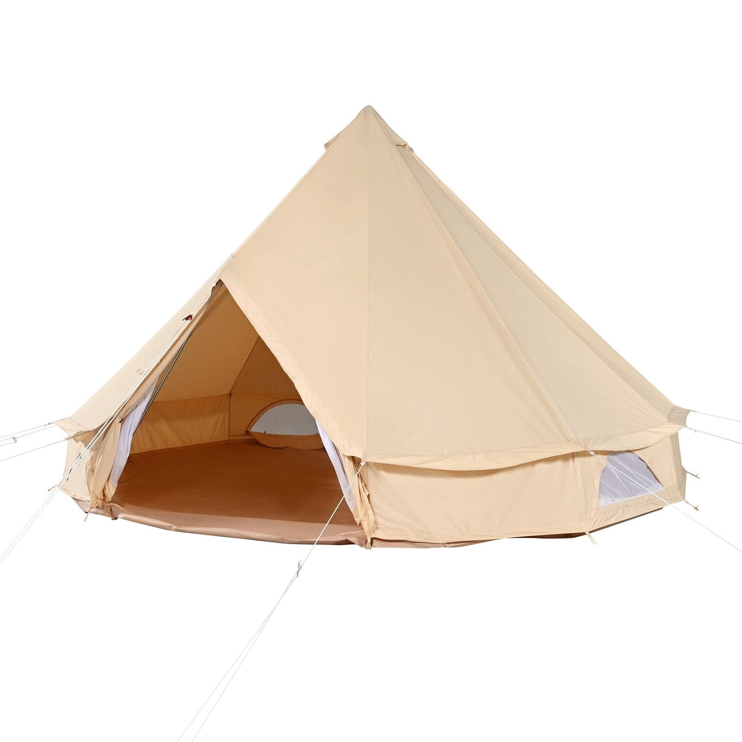 Canvas Bell Tent 3m/9.8ft 4-Season Canvas Tent for Camping with Stove Jack.