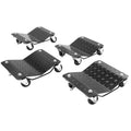 Car Dolly Wheel Tire Dolly 4 PCS Heavy Duty Skate Auto Repair Dolly 6000LB.