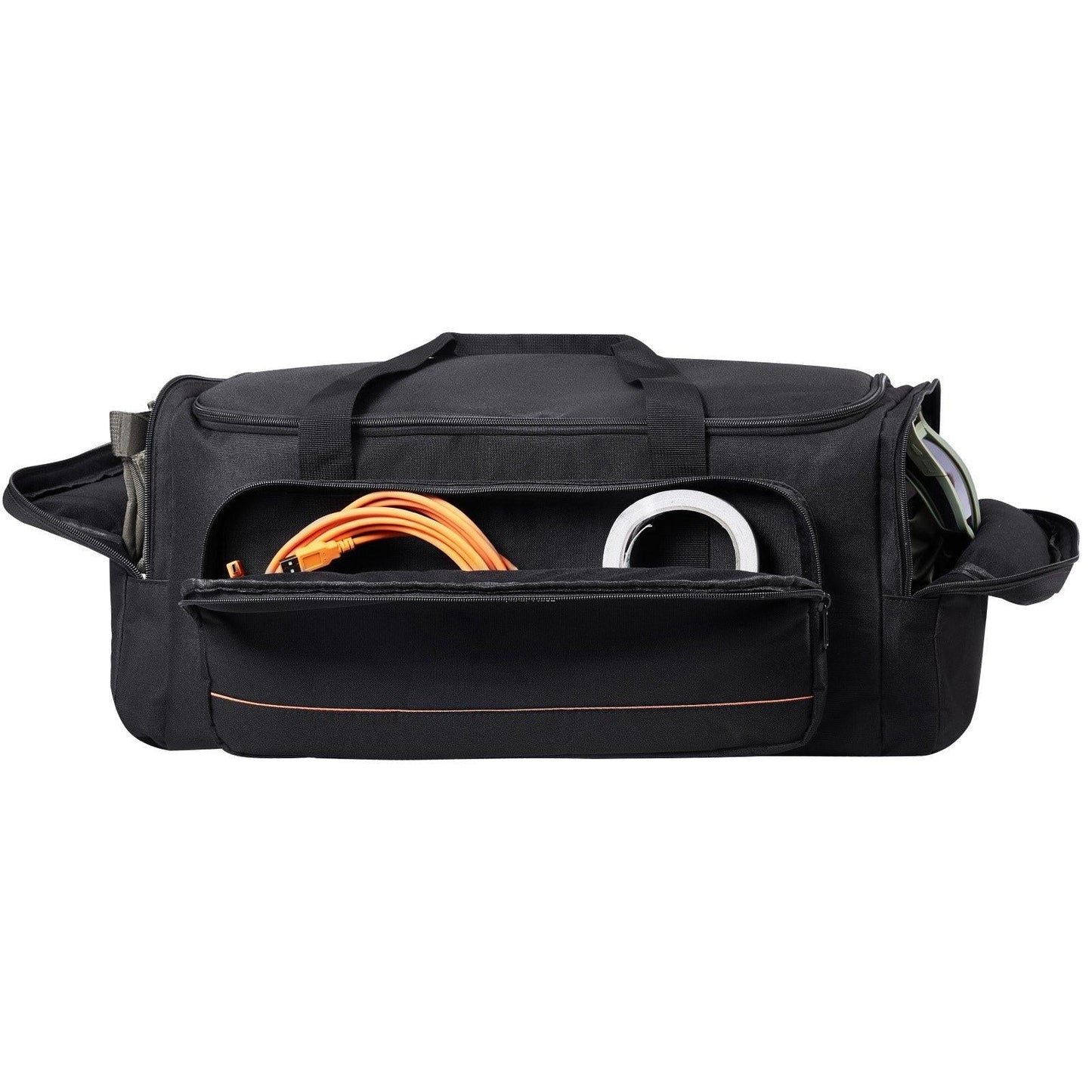 Telescope Case, 560 mm, Telescope Storage Bag with Fixed Buckles, Multi-Pocket & Detachable Divider for Telescope, Shock-Absorbent Telescope Carrying Case to Easily Secure Optical Tube & Tripod.