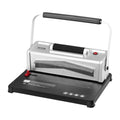 Coil Spiral Binding Machine, Manual Book Maker with Electric Binding, 46-Holes Binding 500 Sheets Punch Binder, with 100pcs 5/16'' Coil Binding Spines, for Letter Size, A4, A5.