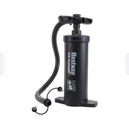 Bestway Air Hammer 2800 Manual Air Pump for Airbed, Swimming Pool, Toys, Kayaks.