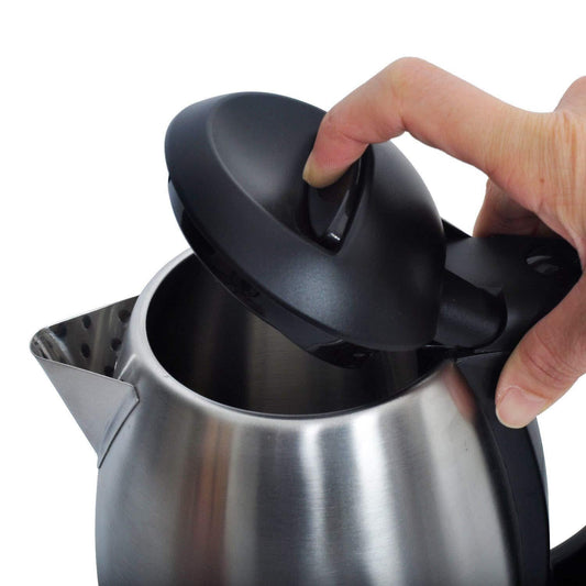 1.2L Stainless Steel Electric Kettle - Silver.