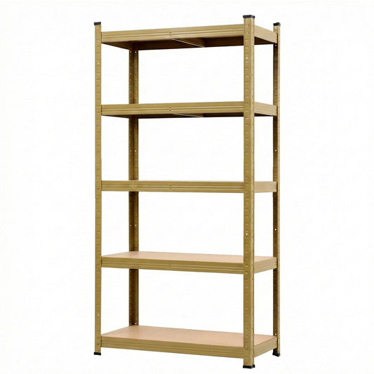 Giantz Garage Shelving 1.6X0.8m Warehouse Shelves Storage Rack Pallet Racking Yellow.