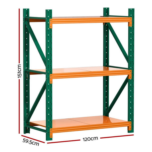 Giantz 1.2Mx1.5M Garage Shelving Warehouse Rack.