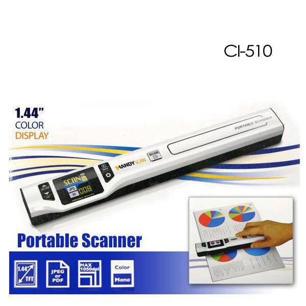 Digitalk Portable Handheld A4 1050dpi Photo & Document Scanner (CI-510) Main Image