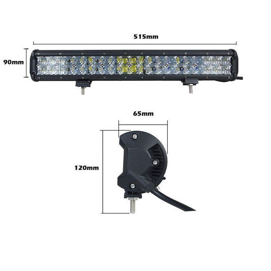 20inch Osram LED Light Bar 5D 126w Sopt Flood Combo Beam Work Driving Lamp 4wd.