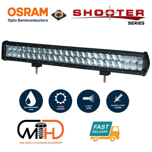 23inch Osram LED Light Bar 5D 144w Sopt Flood Combo Beam Work Driving Lamp 4wd.