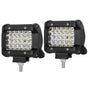 Pair 4 inch Spot LED Work Light Bar Philips Quad Row 4WD 4X4 Car Reverse Driving.