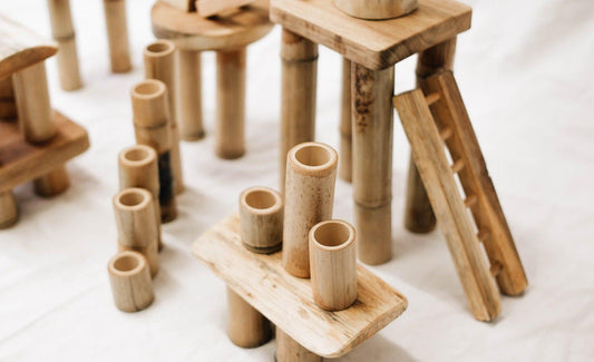 Bamboo building set 50 pcs.