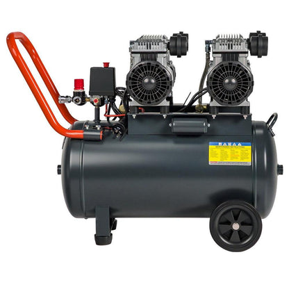 Giantz 50L Air Compressor Quiet 3.0HP Oil-Free Portable Tyre Inflator 200L/Min.