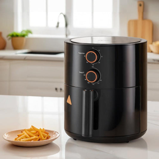 Devanti 4L Air Fryer Knob Control 1500W.