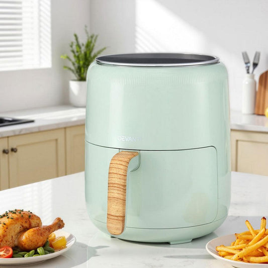 Devanti 5L Air Fryer Touch Control 1700W Green.