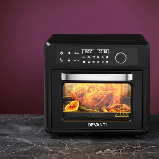 Devanti Air Fryer 20L LCD Fryers Oven.