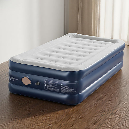Weisshorn Air Mattress Single Inflatable Bed 46cm Air bed Cube.