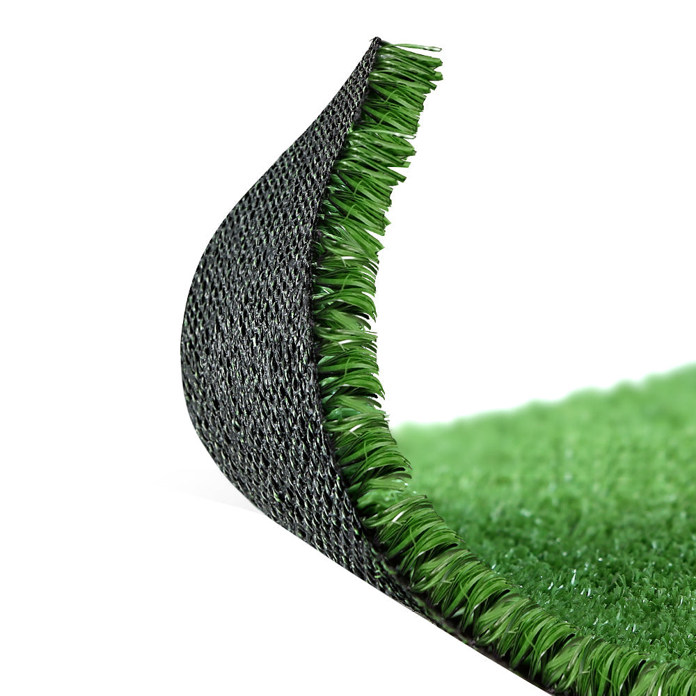 Prime Turf Artificial Grass 2mx5m 17mm Synthetic Fake Lawn Turf Plant Plastic Olive.
