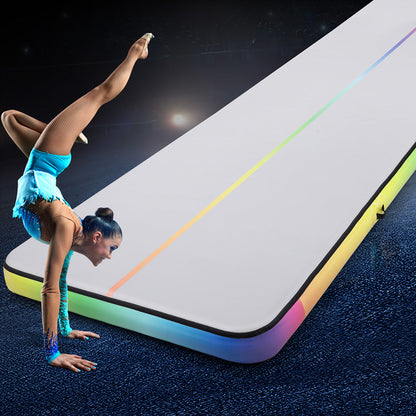 Everfit 6M Air Track Mat Inflatable Gymnastics Tumbling Mat Colourful.