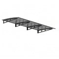 Instahut Window Door Awning Canopy 1m x 3m Grey Solid Sheet Metal Frame