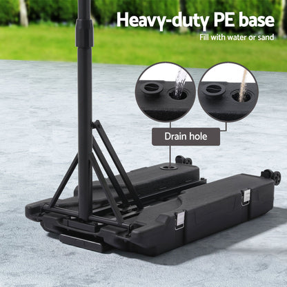 Everfit Portable Basketball Hoop System Adjustable Full Foldable Stand 2.07m