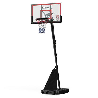 Everfit 3.05M Basketball Hoop Stand System Adjustable Height Portable Red Pro.