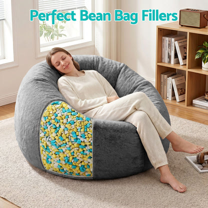 Artiss 25lbs (11KG) Bean Bag Filler Shredded Memory Foam Filling High Density Soft Pillow Stuffing for Bean Bag Chair, Couch Cushion, Dog Bed, Stuffed Animals and Arts Crafts