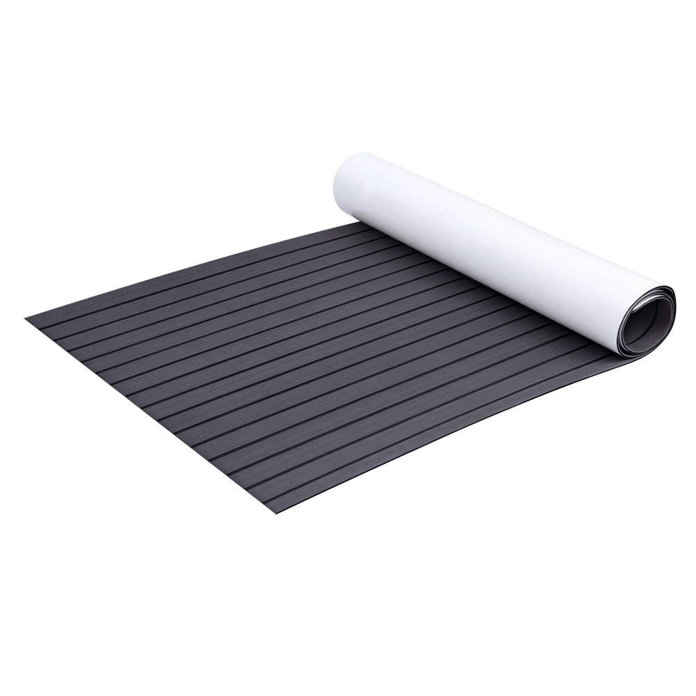 Seamanship EVA Foam Boat Flooring Mat Decking Sheet 240x90x0.6cm Dark Grey Decor.