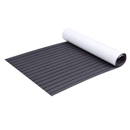Seamanship EVA Foam Boat Flooring Mat Decking Sheet 240x90x0.6cm Dark Grey Decor.