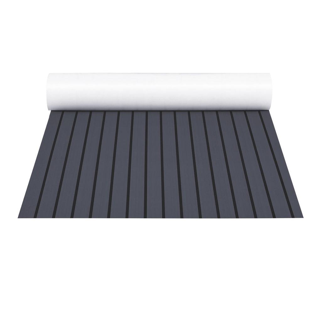 Seamanship EVA Foam Boat Flooring Mat Decking Sheet 240x90x0.6cm Dark Grey Decor.