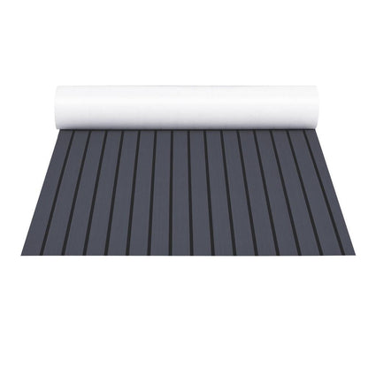 Seamanship EVA Foam Boat Flooring Mat Decking Sheet 240x90x0.6cm Dark Grey Decor.
