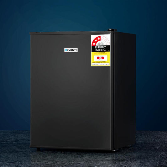 Devanti 70L Bar Fridge Black.