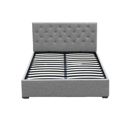 Artiss Bed Frame Double Size Gas Lift Grey VILA.