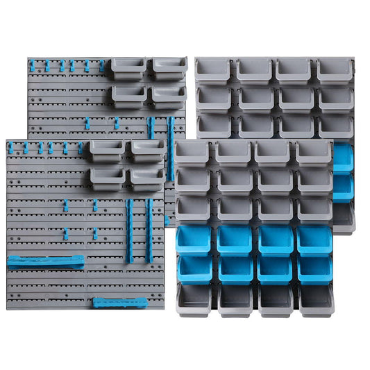Giantz 88 Storage Bin Rack Wall Mounted.