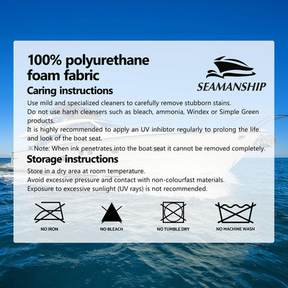 Seamanship 2X Folding Boat Seats with 2X Adjustable Pedestals 55â75cm Marine Swivel Low Back 13cm Padding Charcoal.