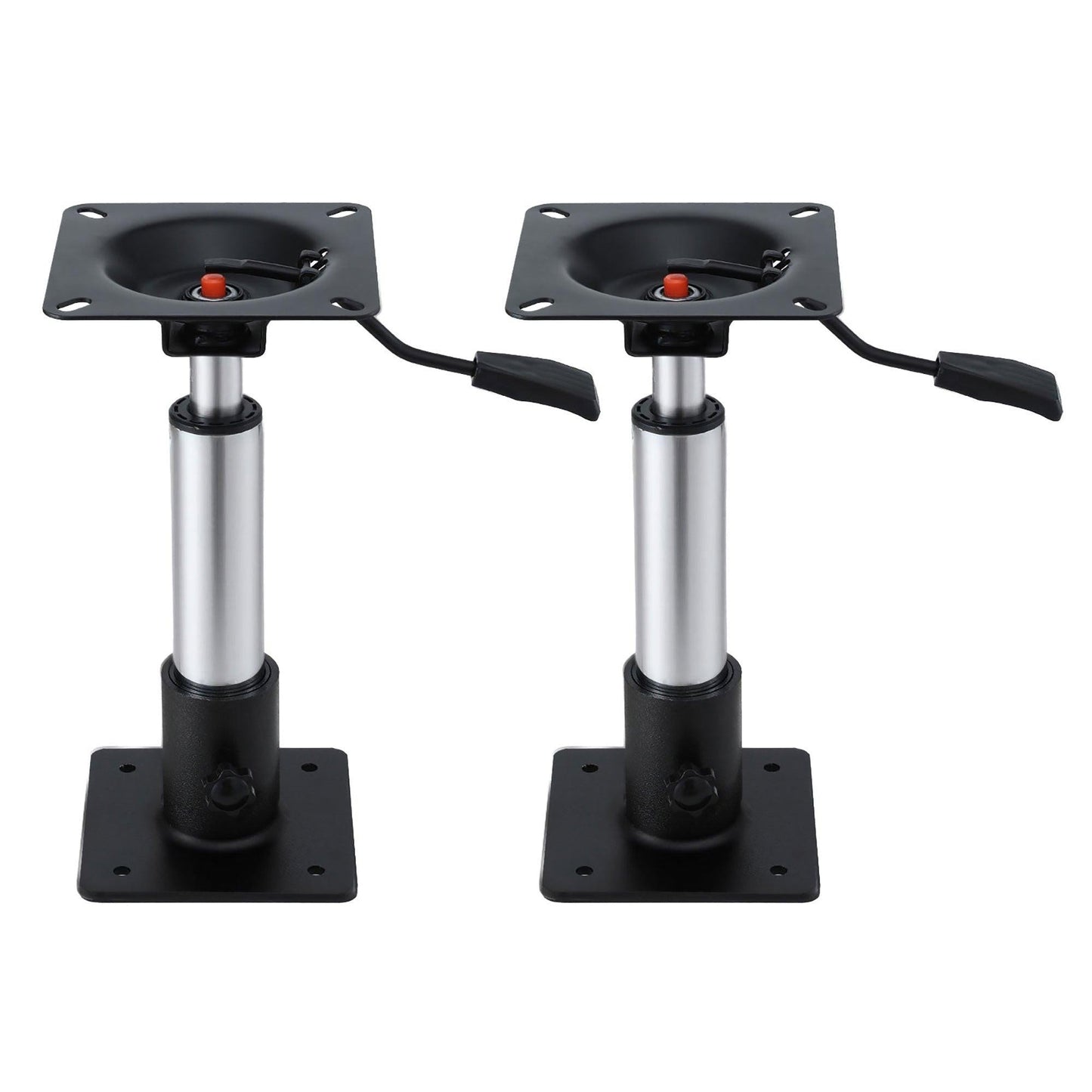 Seamanship Boat Seat Pedestal 34â46cm Adjustable Gas Lift 360 Degrees Swivel 2 Pack.