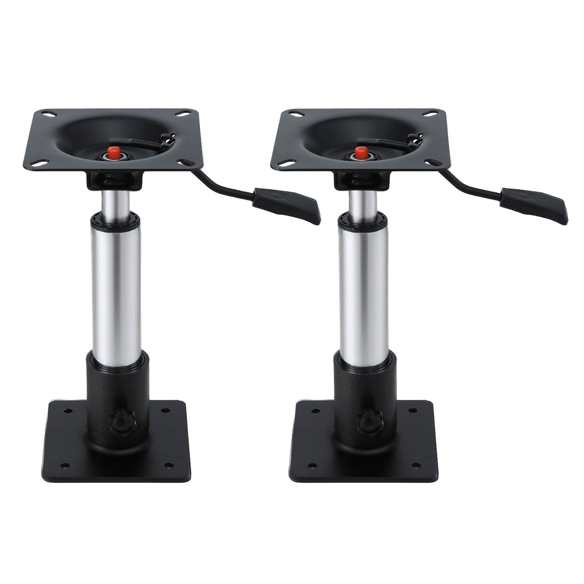 Seamanship Boat Seat Pedestal 34â46cm Adjustable Gas Lift 360 Degrees Swivel 2 Pack.