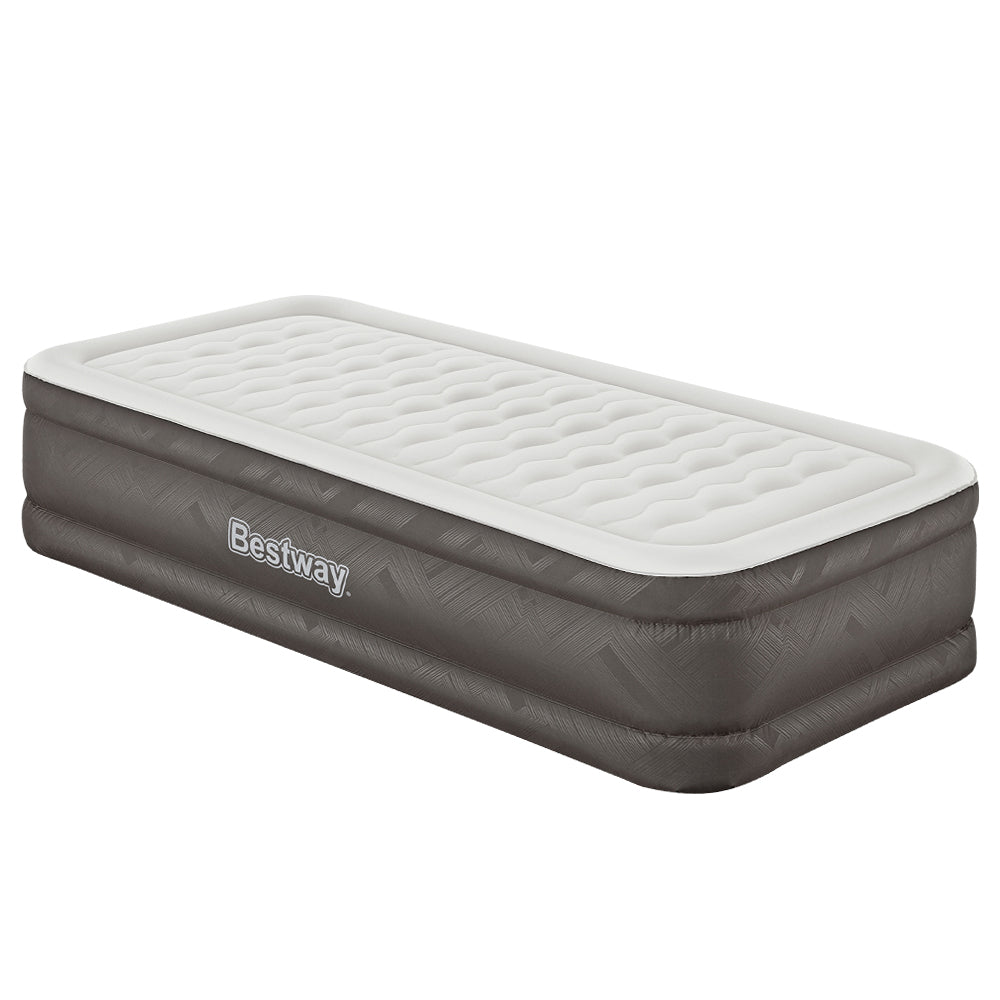 Bestway Air Mattress Single Inflatable Bed 46cm Airbed Grey.