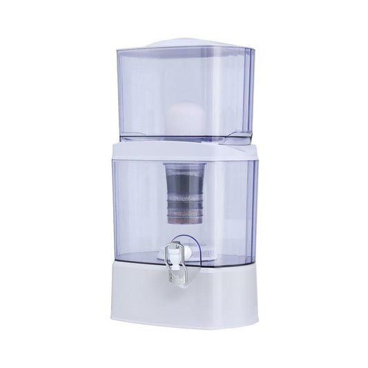 Devanti Benchtop Water Filter 24L Gravity Multi-Stage BPA-Free Home Camping.
