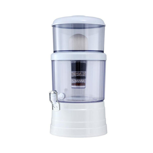 Devanti Benchtop Water Filter 16L Gravity Multi-Stage BPA-Free Home Camping.