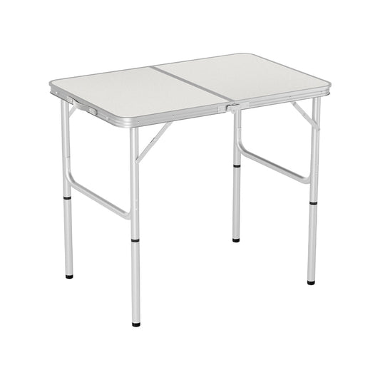 Weisshorn Folding Camping Table 90CM Adjustable Portable Outdoor Picnic Desk.