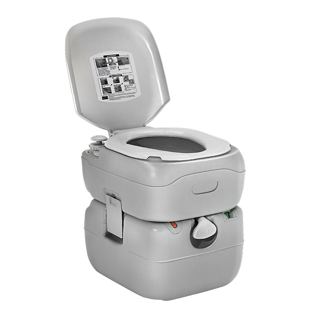 Weisshorn 22L Portable Camping Toilet Outdoor Flush Potty Boating.
