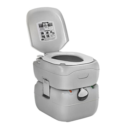 Weisshorn 22L Portable Camping Toilet Outdoor Flush Potty Boating.