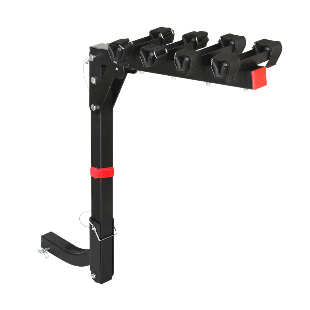 Giantz 4 Bicycle Bike Carrier Rack Car 2" Hitch Mount Foldable Black,Giantz 4 Bicycle Bike Carrier Rack Car 2" Hitch Mount Foldable Black.
