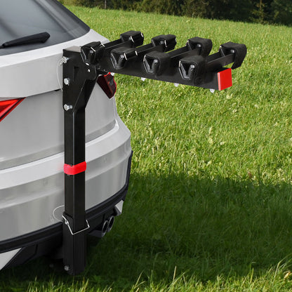 Giantz 4 Bicycle Bike Carrier Rack Car 2" Hitch Mount Foldable Black,Giantz 4 Bicycle Bike Carrier Rack Car 2" Hitch Mount Foldable Black.