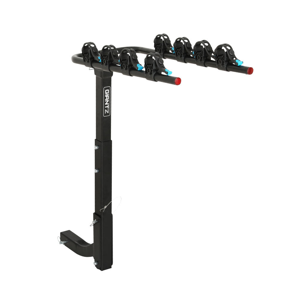 Giantz 4 Bicycle Carrier Bike Rack Car Rear Hitch Mount 2" Towbar Foldable,Giantz 4 Bicycle Carrier Bike Rack Car Rear Hitch Mount 2" Towbar Foldable.