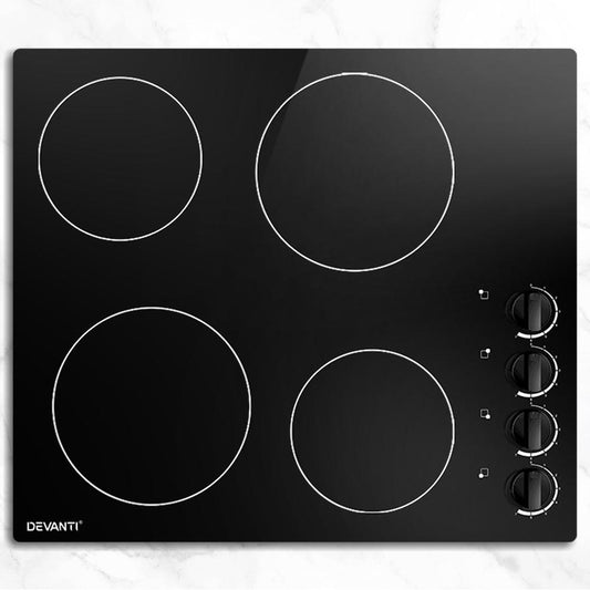 Devanti Electric Ceramic Cooktop 60cm.